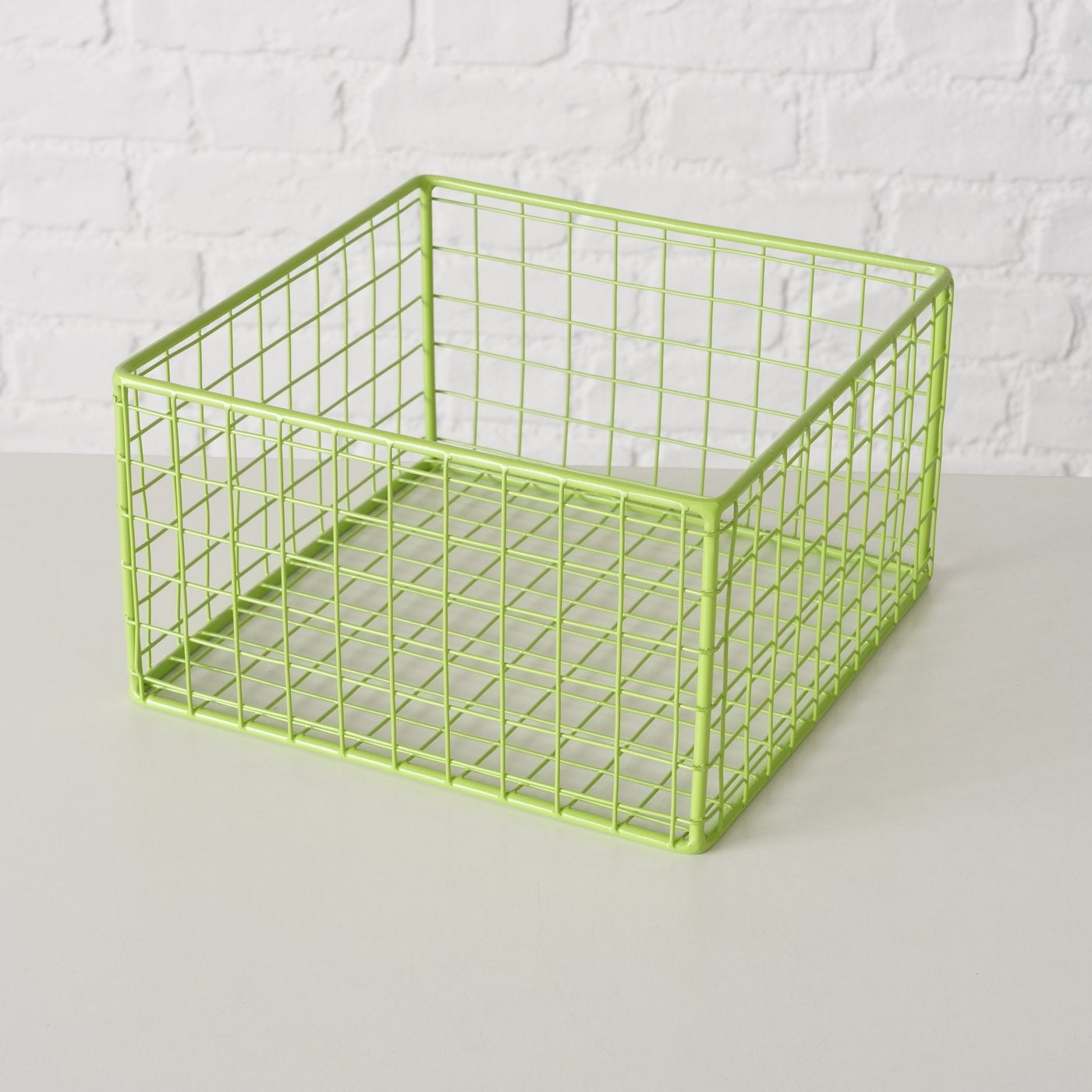 Colour Pop Lime Green Wire Basket : Set of 3 | &Quirky