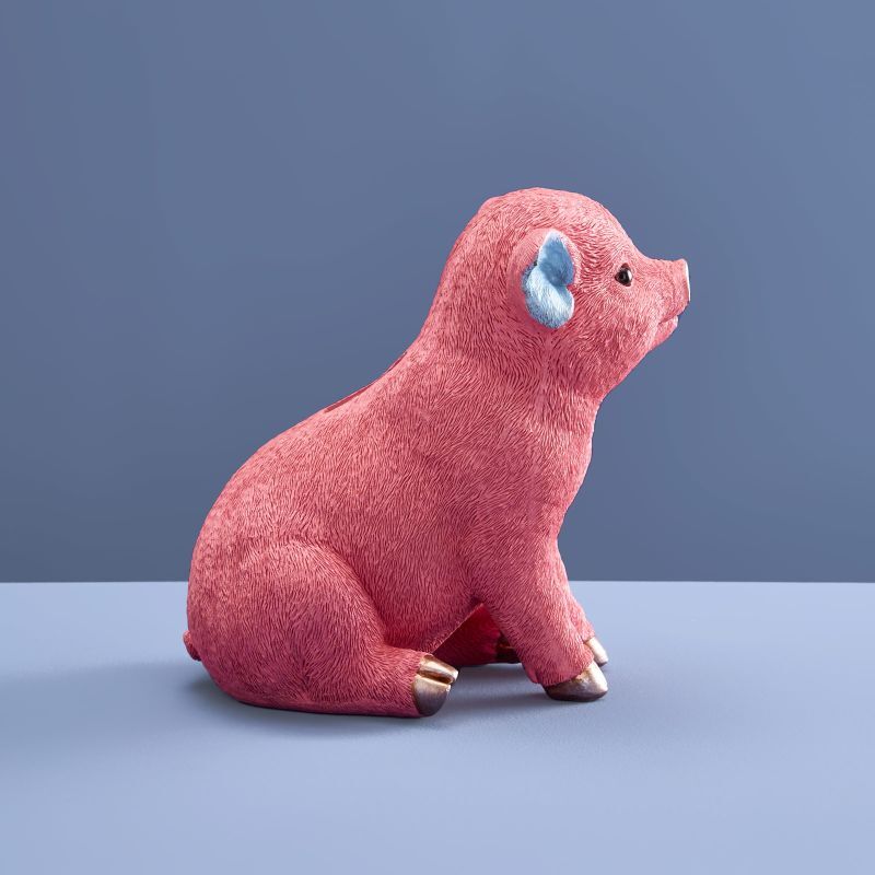 Pink piggy bank toy hot sale