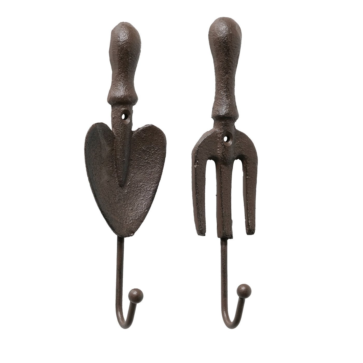 Gardener s Cast Iron Coat Hook Trowel or Fork