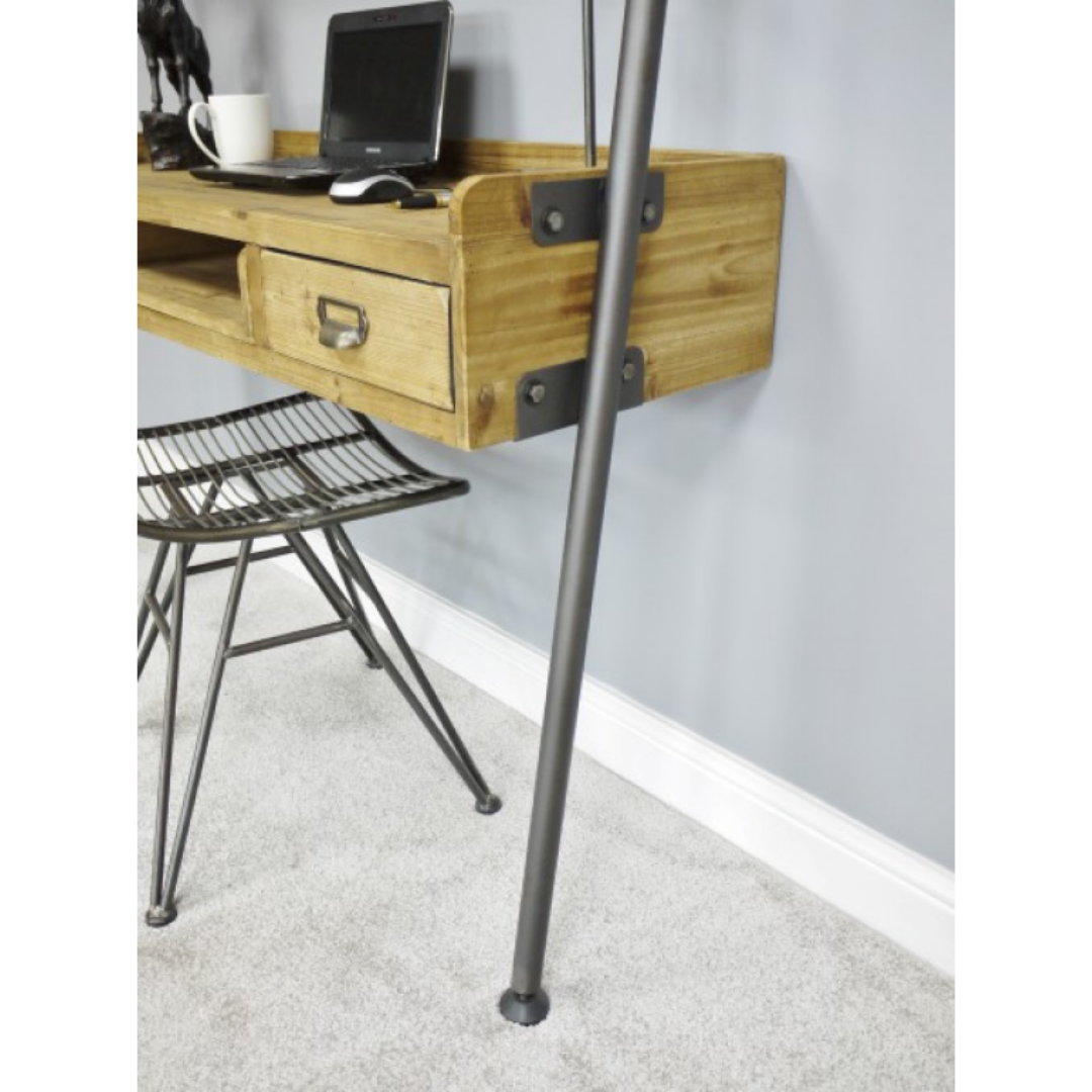 Industrial style ladder shop desk