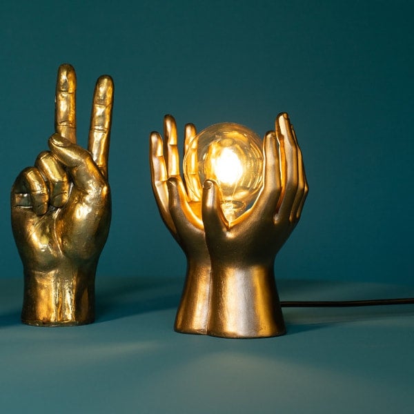 Hand touch store lamps