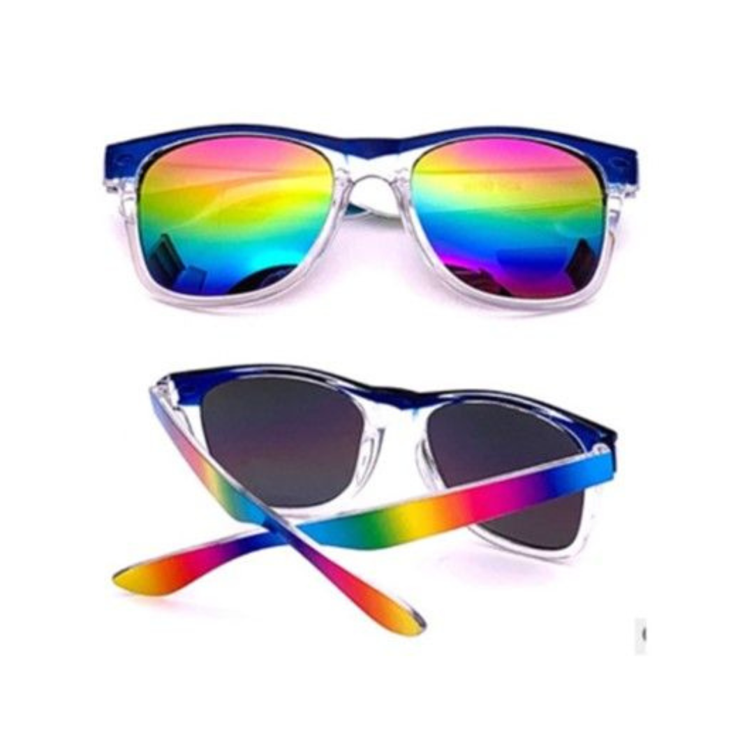 Rainbow lens sunglasses hot sale